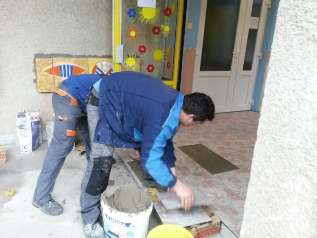 Úprava hlavného vchodu do MŠ