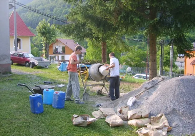 Výstavba altánku v MŠ