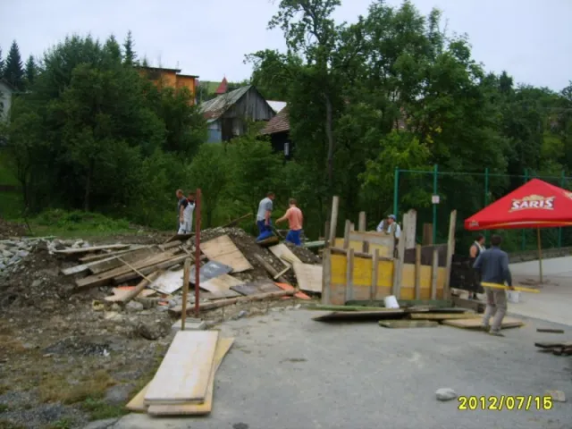 Výstavba verejného priestranstva pri Penzióne