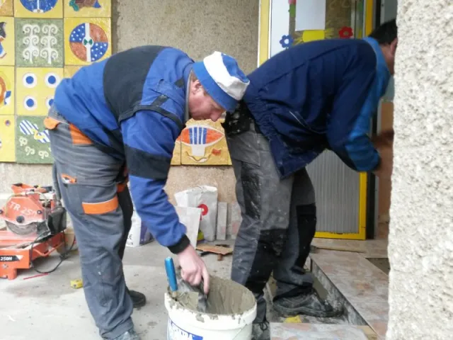 Úprava hlavného vchodu do MŠ