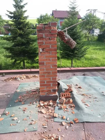 Rekonštrukcia komínov v MŠ