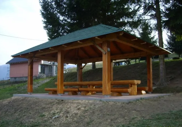 Výstavba altánku v MŠ
